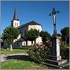 Août 62 · L'église de Saint Vincent · © stockli