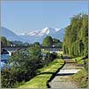 Mai 09 · Promenade sur le bord du Gave - Nay · © stockli